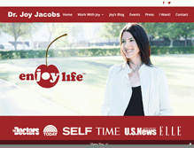 Tablet Screenshot of drjoyjacobs.com